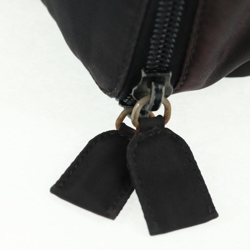 PRADA Hand Bag Nylon Black Silver Auth 161692 - Picture 9 of 16